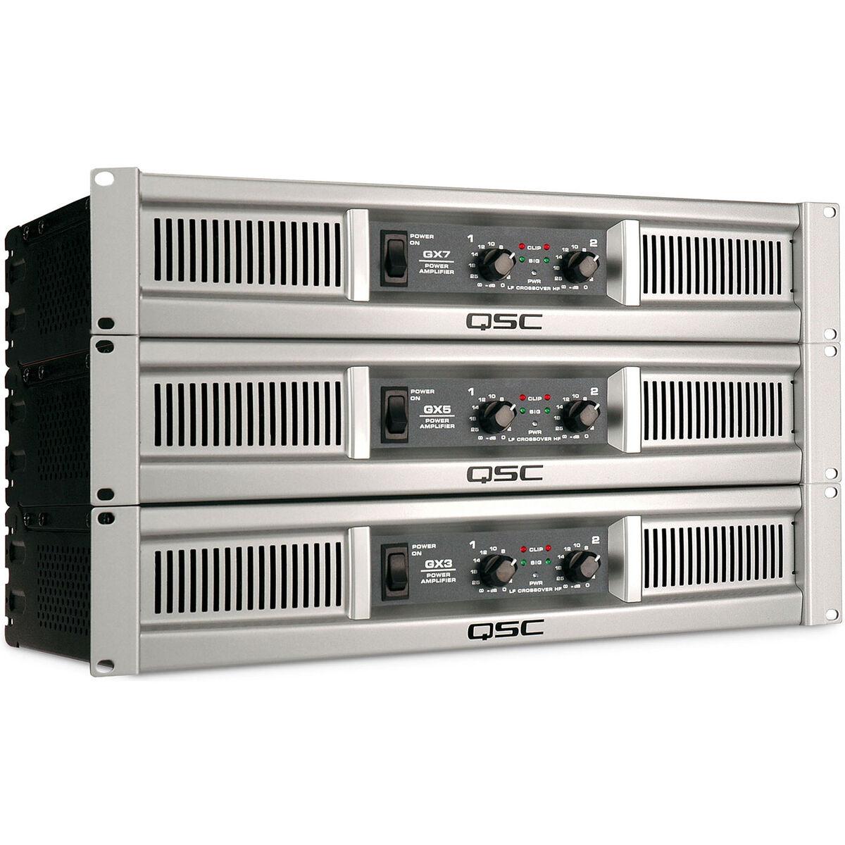 QSC GX7 Power Amplifier 725 Watts/ch At 8 Ohms